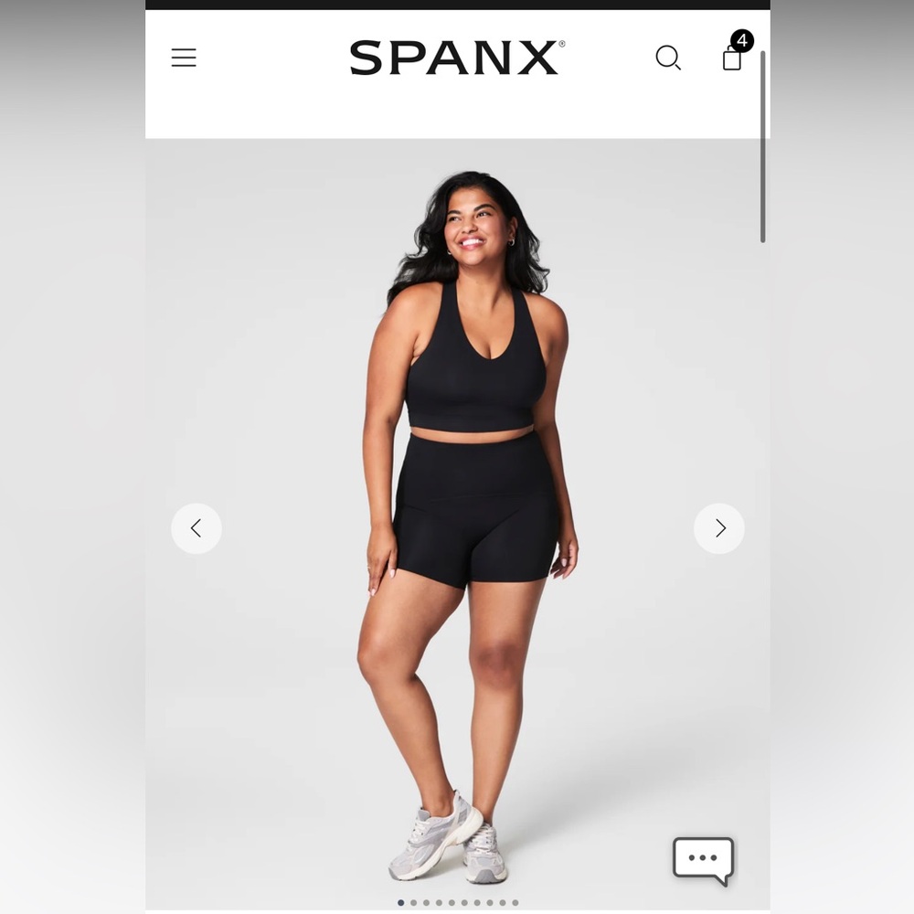 Spanx Booty Boost bike shorts 5”